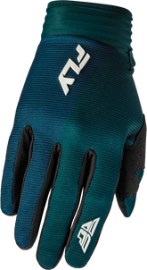 Guantes Fly F-16 Teal/Blanco Mujer